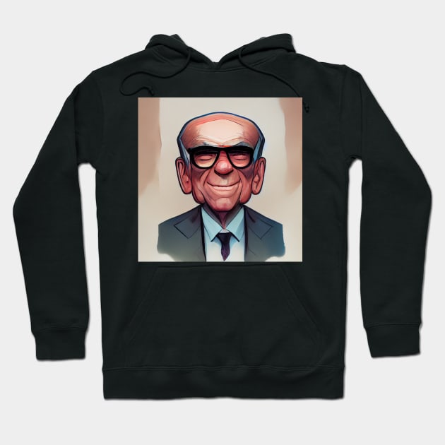 Rupert Murdoch | Comics Style Hoodie by ComicsFactory